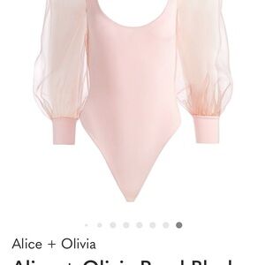Alice + Olivia Soft Pink Kids Bodysuit